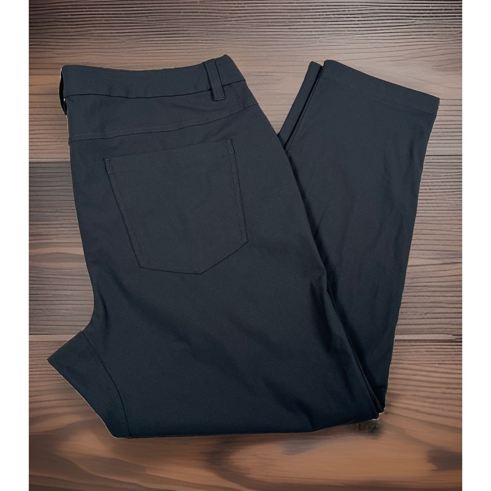 Lululemon ABC Slim-Fit Pant Men 38x29 *Warpstreme Obsidian Performance *EUC